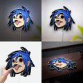 D Light Box - 2D Character LED Night Light, Cartoon Band Decor for Music Fans, Cool Gift for Gorillaz Collectors
