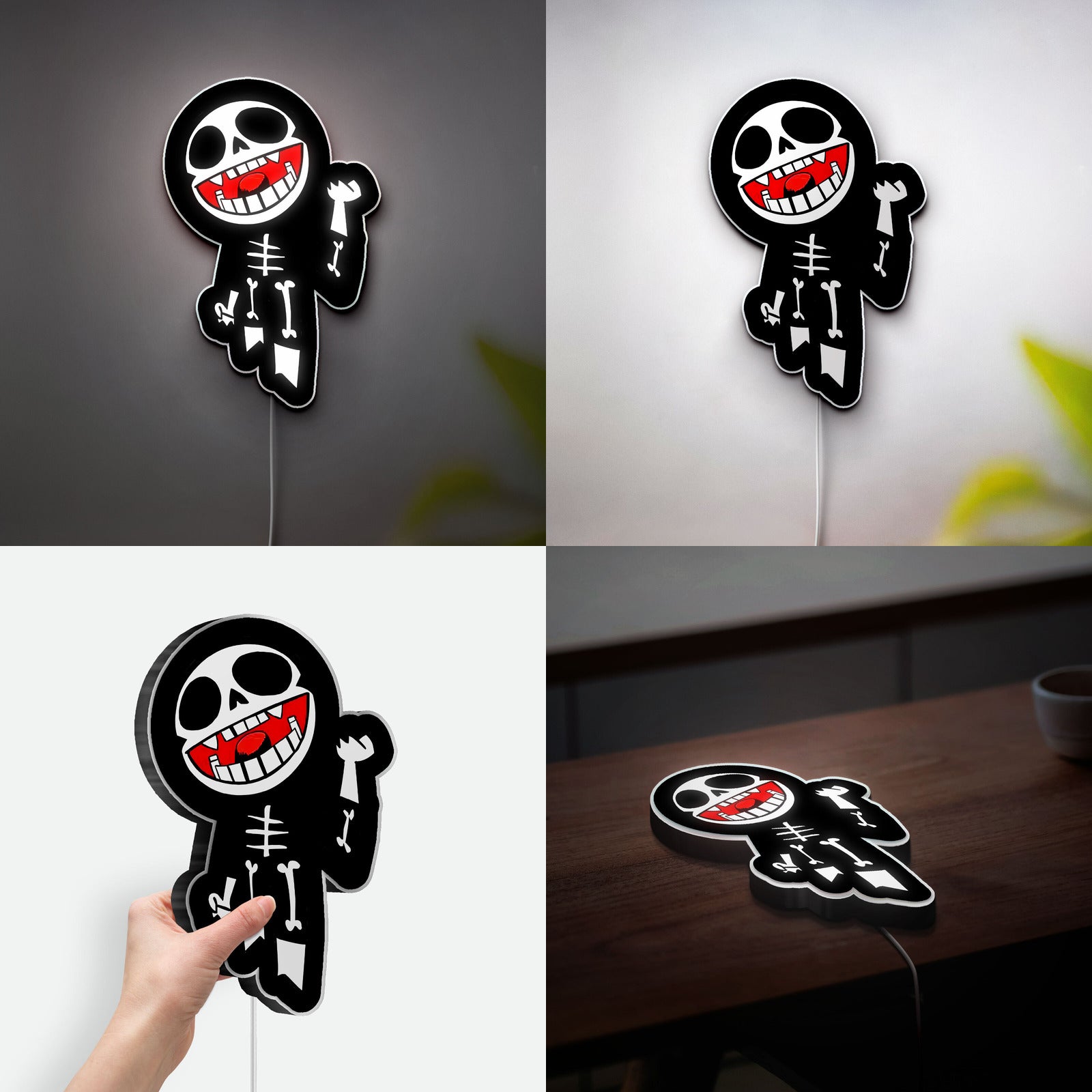 Gorillaz Glow Light - Animated Band Character Night Lamp, Music-Themed Bedroom Decor, Unique Gift for Gorillaz Fans 