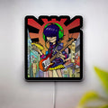 Gorillaz 3D Light Box - Cartoon Band LED Night Light, Music Inspired Room Decor for Anime & Alternative Rock Fans 