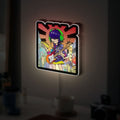 Gorillaz 3D Light Box - Cartoon Band LED Night Light, Music Inspired Room Decor for Anime & Alternative Rock Fans 