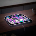 Gorillaz 3D Light Box - Cartoon Band LED Night Light, Alternative Music Decor for Fans, Cool Glow Art for Bedroom or Studio 
