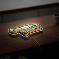 Gravity Falls Glow Sign - Mystery Shack LED Night Light, Animated Series Collectible, Glow in the Dark Room Decor for Disney Fans 