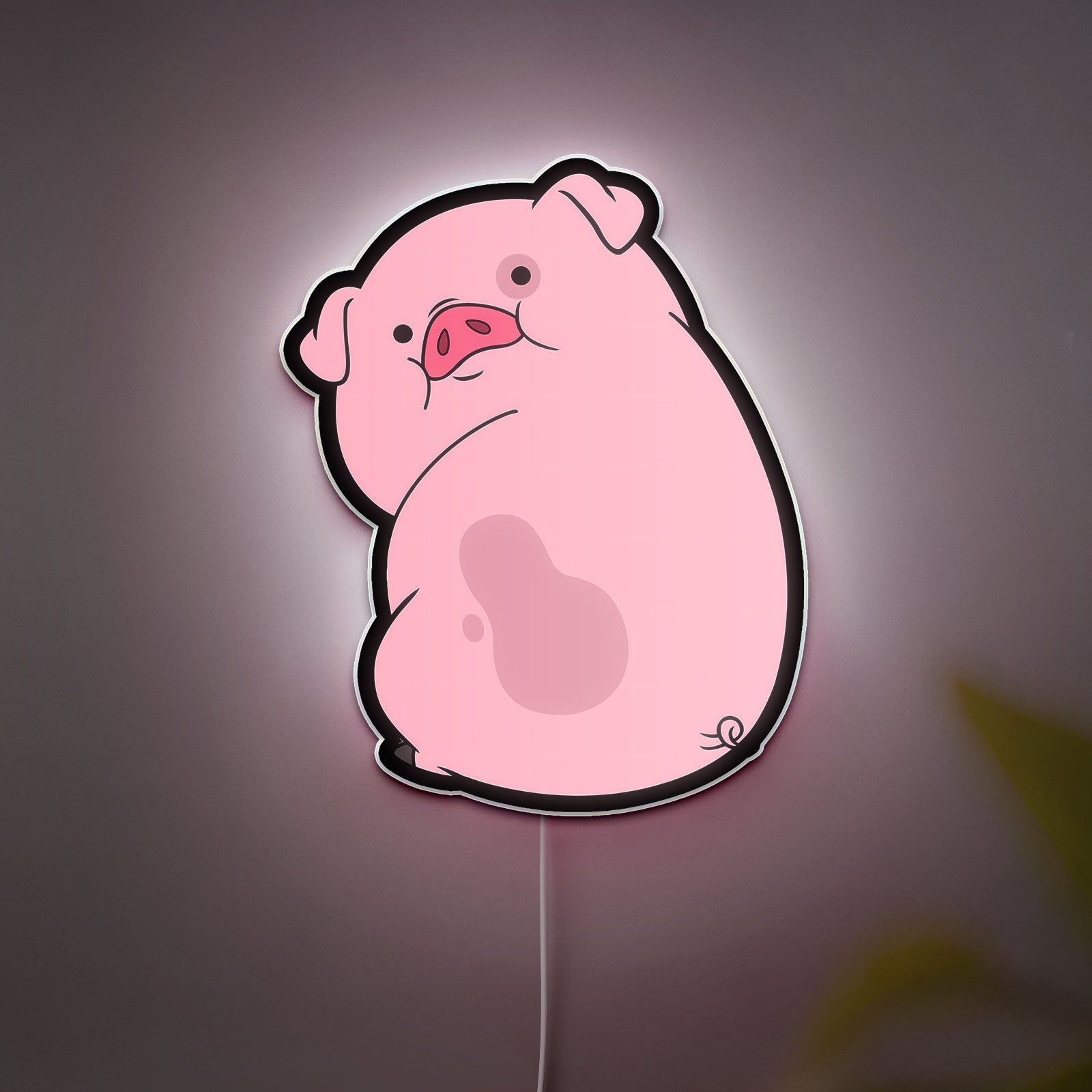 Adorable Pig 3D Light Box - Cute Animal LED Night Light, Playful Farm Decor for Kids Room & Pig Lovers 