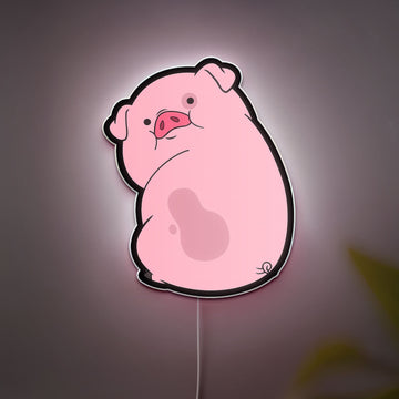 Adorable Pig 3D Light Box - Cute Animal LED Night Light, Playful Farm Decor for Kids Room & Pig Lovers 