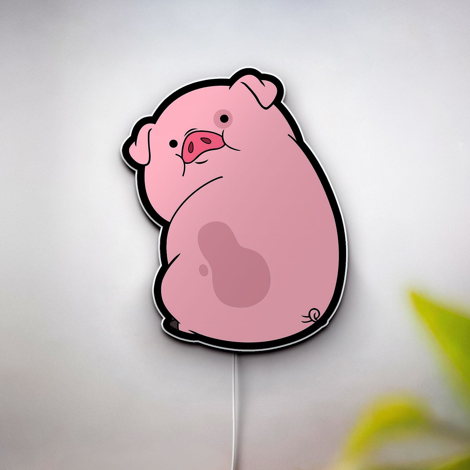 Adorable Pig 3D Light Box - Cute Animal LED Night Light, Playful Farm Decor for Kids Room & Pig Lovers 