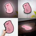 Adorable Pig 3D Light Box - Cute Animal LED Night Light, Playful Farm Decor for Kids Room & Pig Lovers 