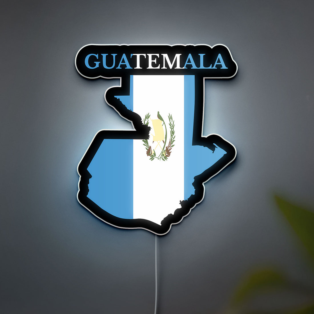 Guatemala Map Flag 3D Light Box - National Symbol LED Night Light, Cultural Decor for Home & Patriotic Gift 