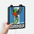 Guatemalan Quetzal Bird 3D Light Box - Mayan Inspired LED Night Light, Cultural Decor for Home & Proud Chapin Gifts 
