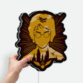 Harry Potter 3D Light Box - The Boy Who Lived Glow Art, Magical LED Night Light for Potterheads, Hogwarts Inspired Room Decor 