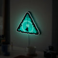 Deathly Hallows 3D Light Box - Harry Potter Glowing Decor, Magical LED Night Light for Potterheads, Wizarding World Inspired Room Art 
