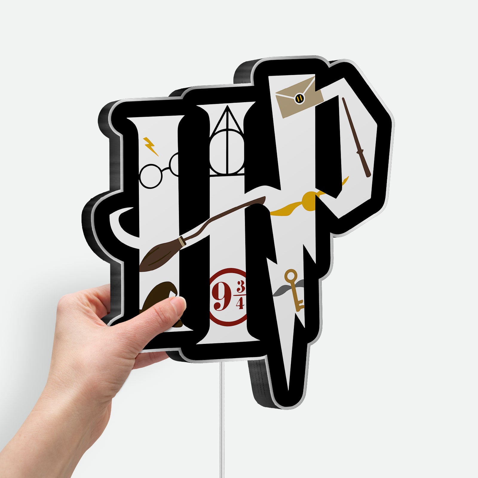Harry Potter 3D Light Box - Hogwarts Castle LED Night Light, Magical Decor for Potterheads, Wizarding World Gift for Fans 