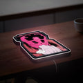 Rorschach Mask 3D Light Box - Watchmen Inspired LED Night Light, Comic Book Decor for Fans, Unique Superhero Gift
