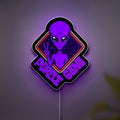 Alien Space Themed 3D Light - Sci-Fi Glow Decor, UFO & Galaxy LED Night Light for Space Enthusiasts & Sci-Fi Fans 