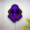 Alien Space Themed 3D Light - Sci-Fi Glow Decor, UFO & Galaxy LED Night Light for Space Enthusiasts & Sci-Fi Fans 