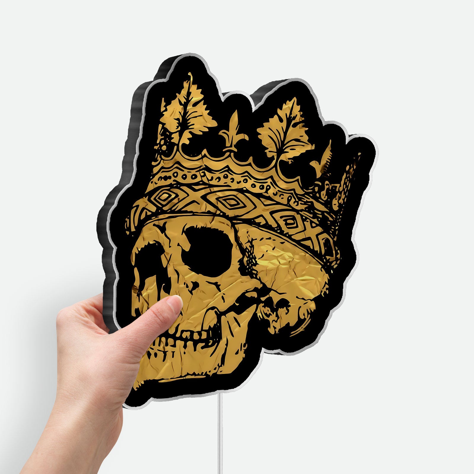 King Midas 3D Light Box - Golden Touch LED Night Light, Mythological Decor for Ancient History & Fantasy Fans 