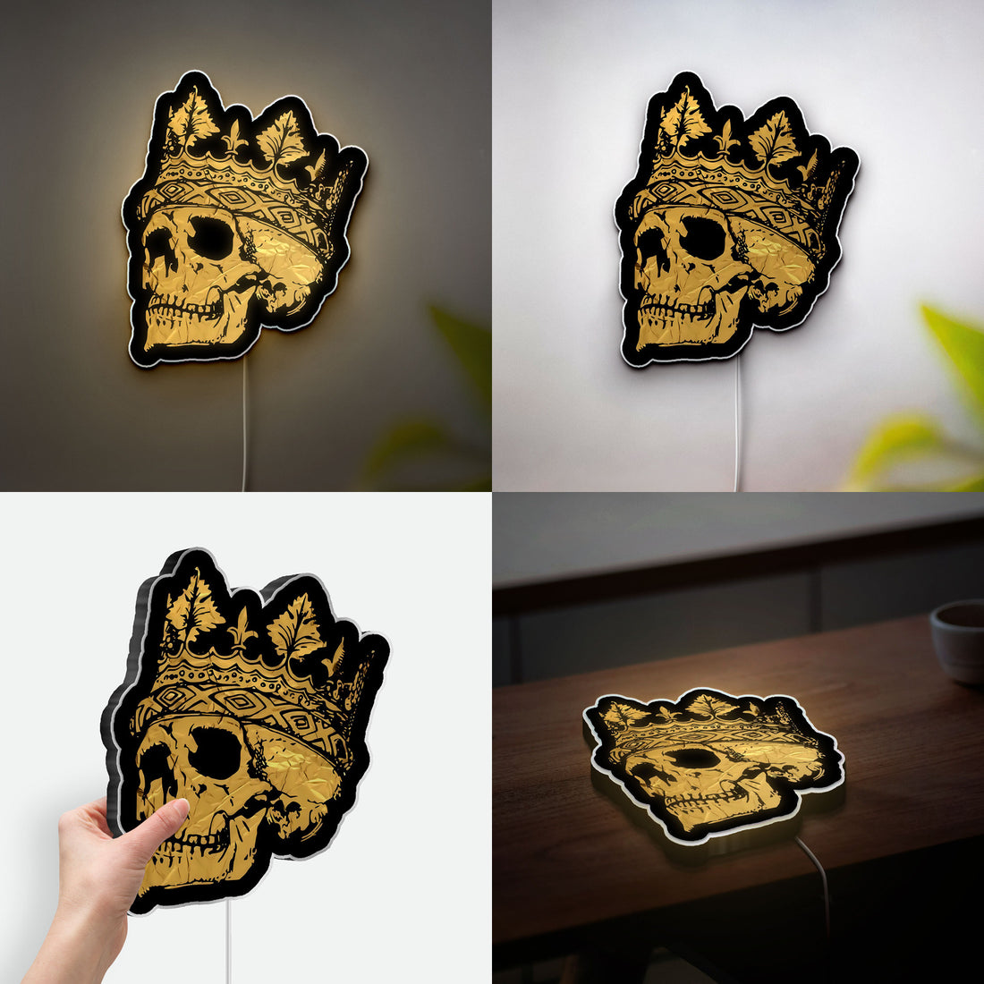 King Midas 3D Light Box - Golden Touch LED Night Light, Mythological Decor for Ancient History & Fantasy Fans 