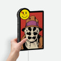 Rorschach Watchmen 3D Light Box - DC Comics LED Night Light, Graphic Novel Inspired Decor for Fans 
