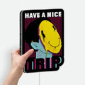 Trippy 3D Light Box - Psychedelic LED Night Light, Acid Art Decor for Hippie & Rave Room, Cool Gift for Music Festival Fans 
