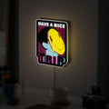 Trippy 3D Light Box - Psychedelic LED Night Light, Acid Art Decor for Hippie & Rave Room, Cool Gift for Music Festival Fans 