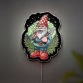 Smoking Gnome 3D Light Box - Funny Character LED Night Light, Quirky Home Decor for Adults, Unique Gift for Stoner & Cannabis Enthusiasts 