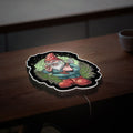Smoking Gnome 3D Light Box - Funny Character LED Night Light, Quirky Home Decor for Adults, Unique Gift for Stoner & Cannabis Enthusiasts 