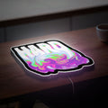 EDM Festival 3D Light Box - Rave Glow Night Light, Trippy Music Decor for EDC & Hard Summer Fans, LED Party Room Art 