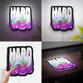 EDM Festival 3D Light Box - Rave Glow Night Light, Trippy Music Decor for EDC & Hard Summer Fans, LED Party Room Art 