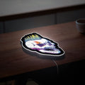 Punk Rock Skull 3D Light Box - Edgy Mohawk LED Night Light, Heavy Metal Decor for Music Fans & Rebel Room Aesthetics 
