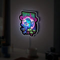 Psychedelic Frog 3D Light Box - Trippy LED Night Light, Vibrant Wall Decor for Music & Art Lovers, Unique Gift for Hippie Aesthetic 