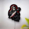 Ghostface Slasher 3D Light - Scream Movie LED Night Lamp, Horror Film Decor for Scary Movie & Halloween Fans 