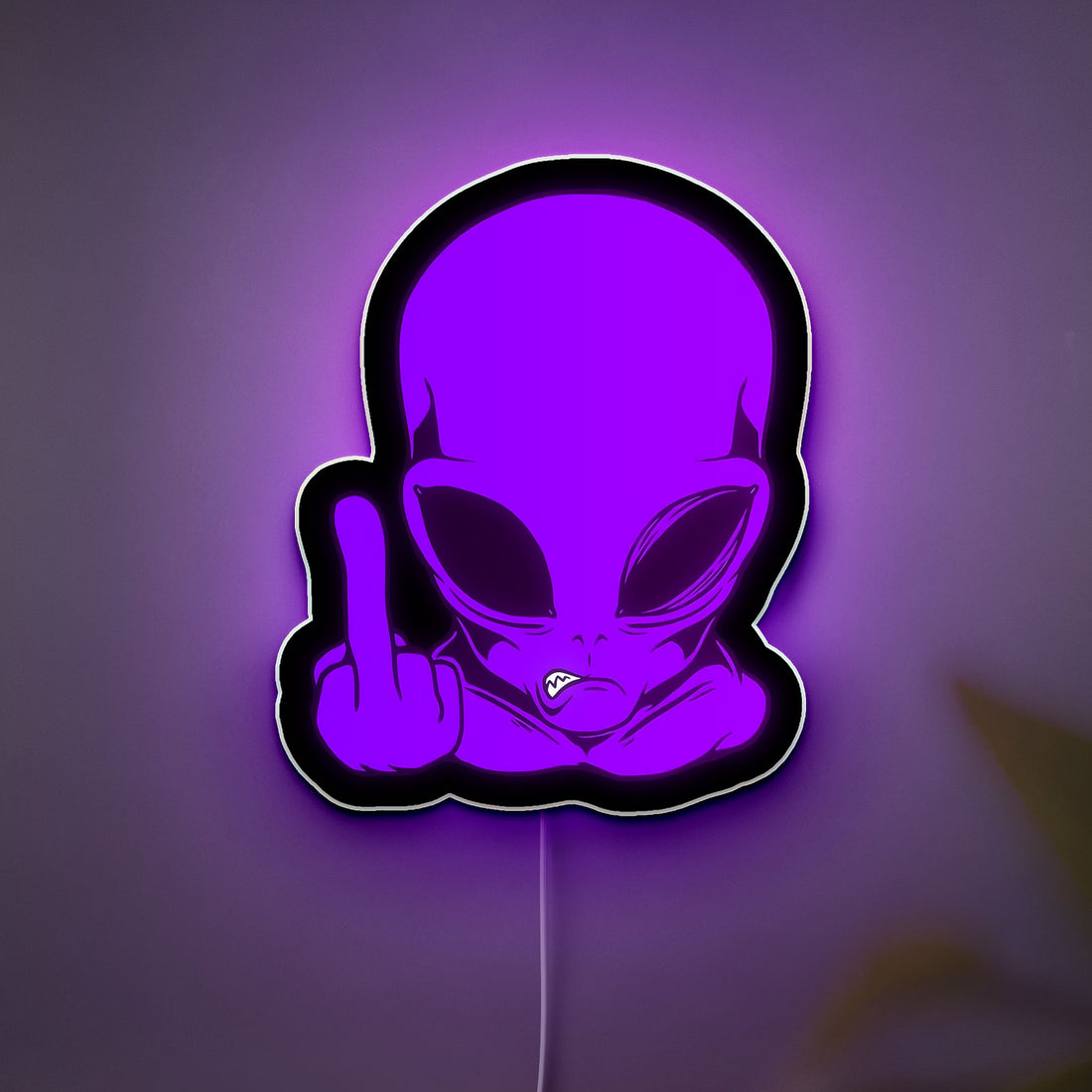 Alien Invasion 3D Light Box - Sci-Fi Space Themed LED Night Light, UFO & Area 51 Inspired Decor for Galaxy Lovers 