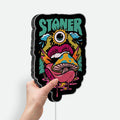 Trippy Stoner 3D Light Box - Psychedelic Night Light for Adults, Cool Weed Decor, Funny Gift for Cannabis Lovers 