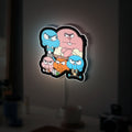 Amazing World of Gumball 3D Light Box - Cartoon Network LED Night Light, Fun Character Decor for Kids & Fans 