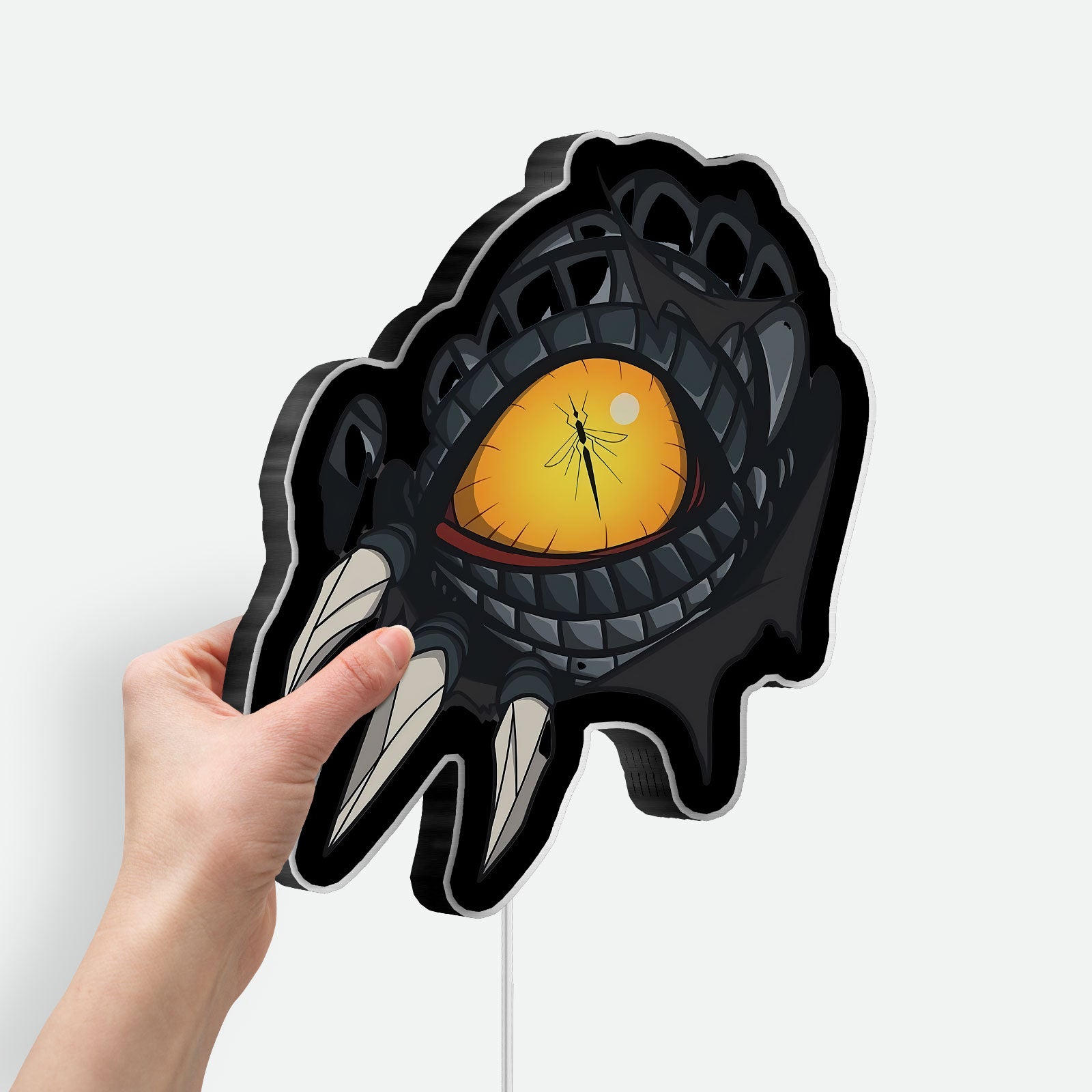 Velociraptor 3D Light Box - Dinosaur LED Night Light, Prehistoric Animal Decor for Jurassic Park Fans & Dino Lovers