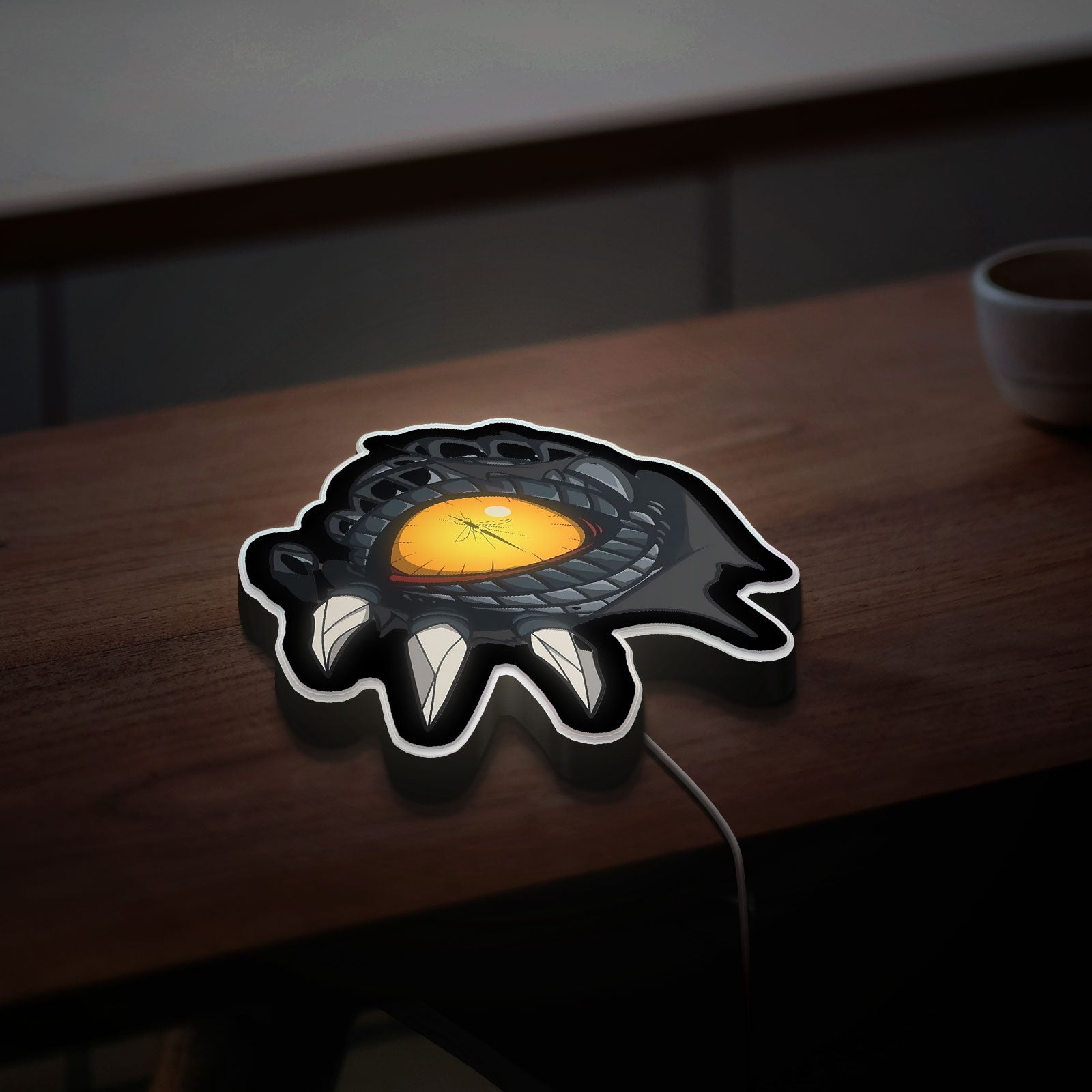 Velociraptor 3D Light Box - Dinosaur LED Night Light, Prehistoric Animal Decor for Jurassic Park Fans & Dino Lovers