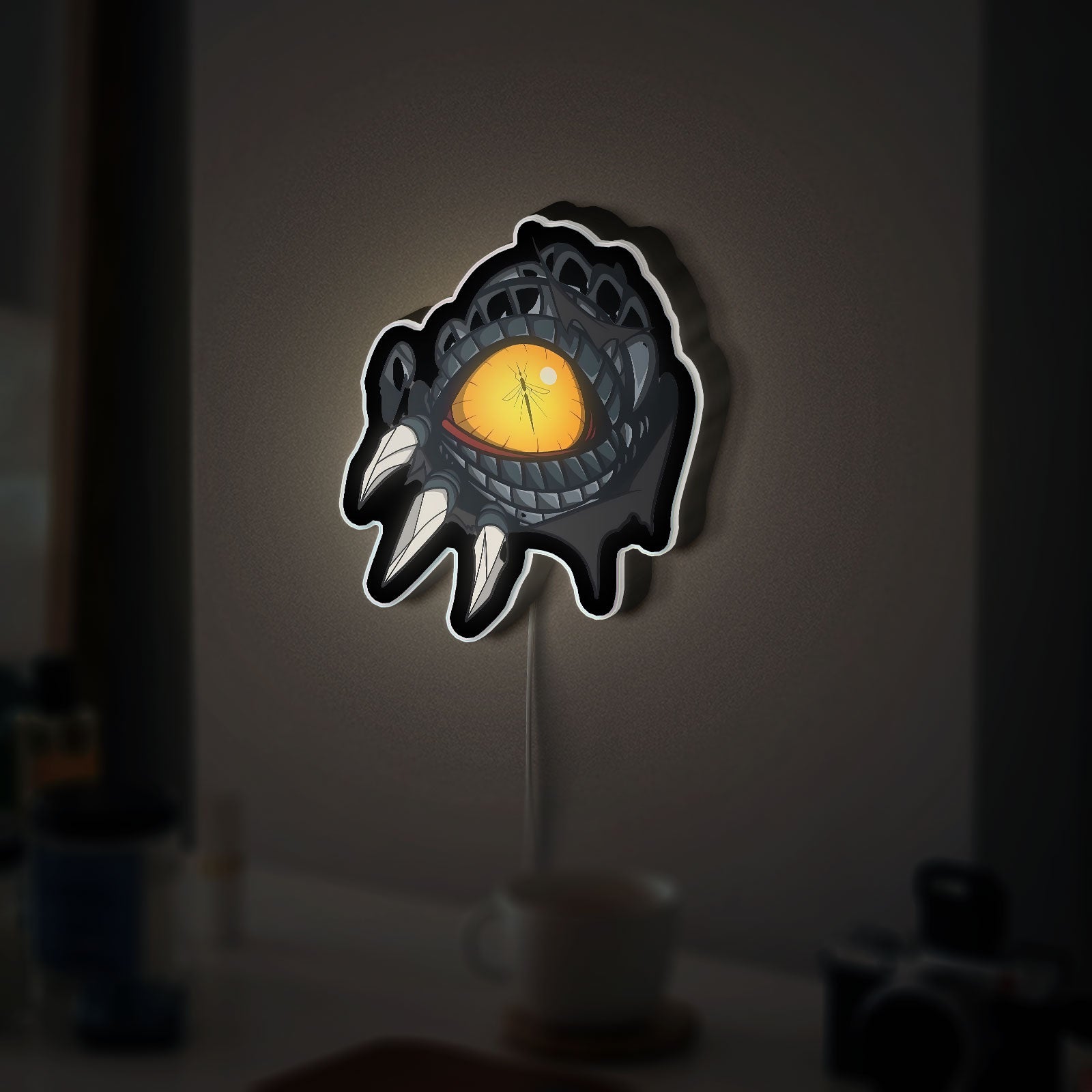 Velociraptor 3D Light Box - Dinosaur LED Night Light, Prehistoric Animal Decor for Jurassic Park Fans & Dino Lovers