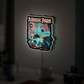 Jurassic Park Dilo 3D Light Box - Glow-in-the-Dark Dinosaur Night Light, Movie-Themed Decor for Fans & Kids Room