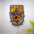 Jurassic World Dominion 3D Light Box - Dinosaur Glow Decor, Official Movie Art LED Night Light for Jurassic Park Fans 