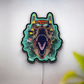 Jurassic Park 3D Light Box - Dinosaur Park Entrance LED Night Light, Movie-Themed Decor for Film Fans & Kids Room 