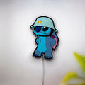 Stitch with Helmet 3D Light Box - Cute Disney LED Night Light, Lilo & Stitch Character Decor for Kids Room 