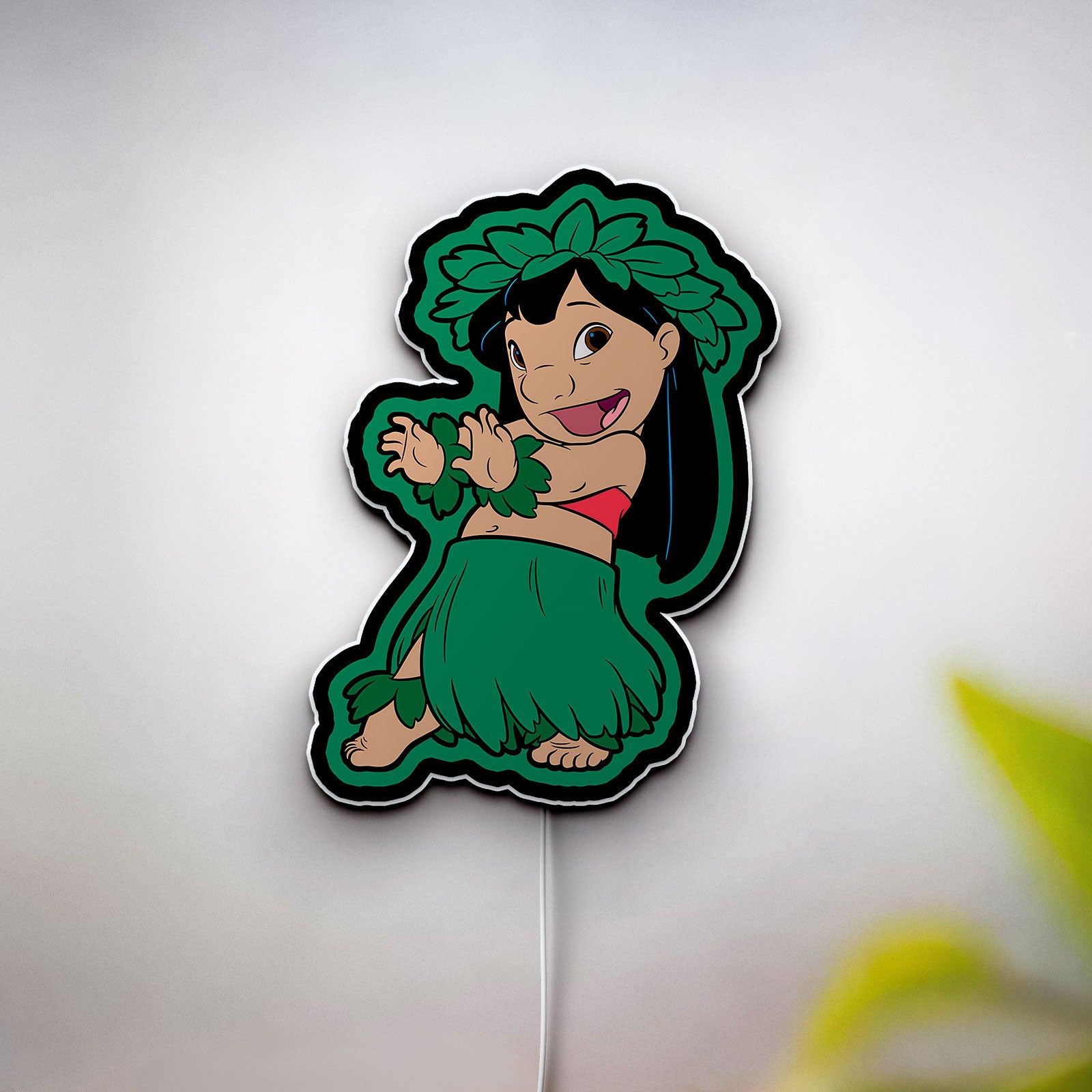 Lilo & Stitch 3D Light Box - Hawaiian Themed LED Night Light, Disney Character Decor for Kids Room & Anime Fans 