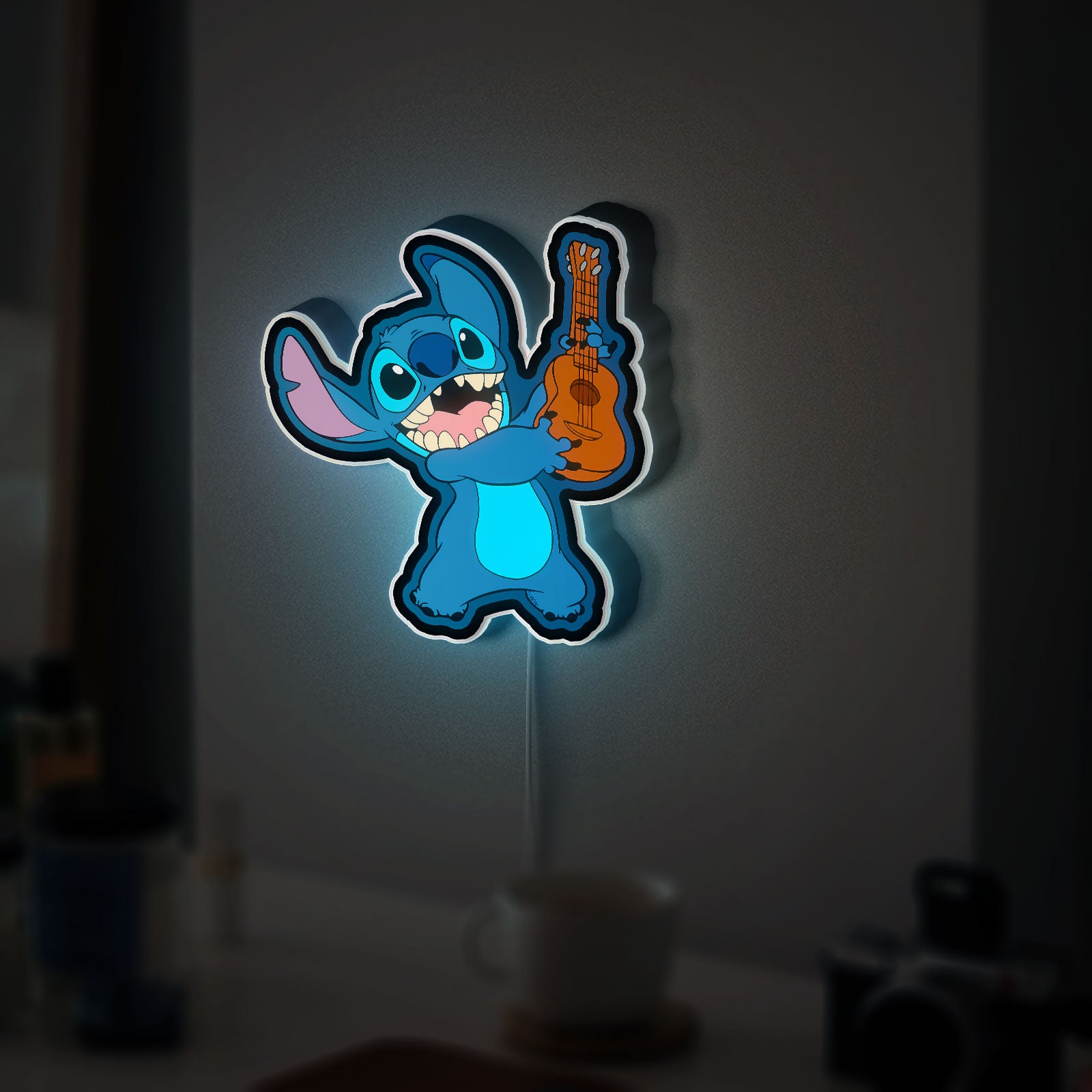 Lilo & Stitch 3D Light Box - Disney Character LED Night Light, Cute Cartoon Decor for Kids Room & Disney Fans