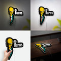Mr. Burns 3D Light Box - The Simpsons Character LED Night Light, Funny Cartoon Decor for Fans & Office Humor Gift 