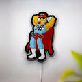Duffman 3D Light Box - The Simpsons Beer LED Night Light, Cool Cartoon Bar Decor for Man Cave & Duff Fans 