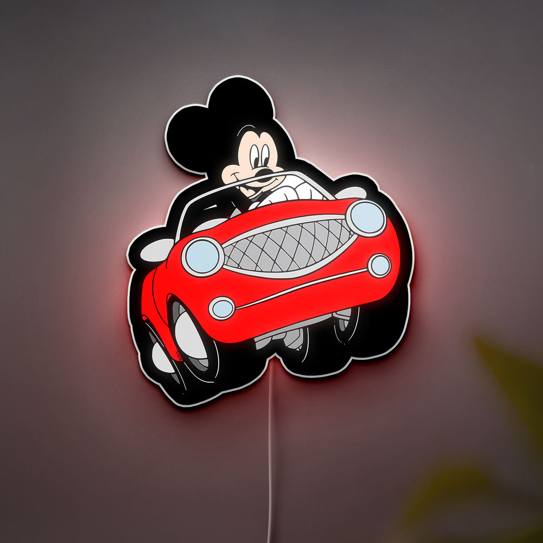Mickey Mouse 3D Light Box - Classic Cartoon LED Night Light, Disney Character Decor for Kids Room & Disney Fans 