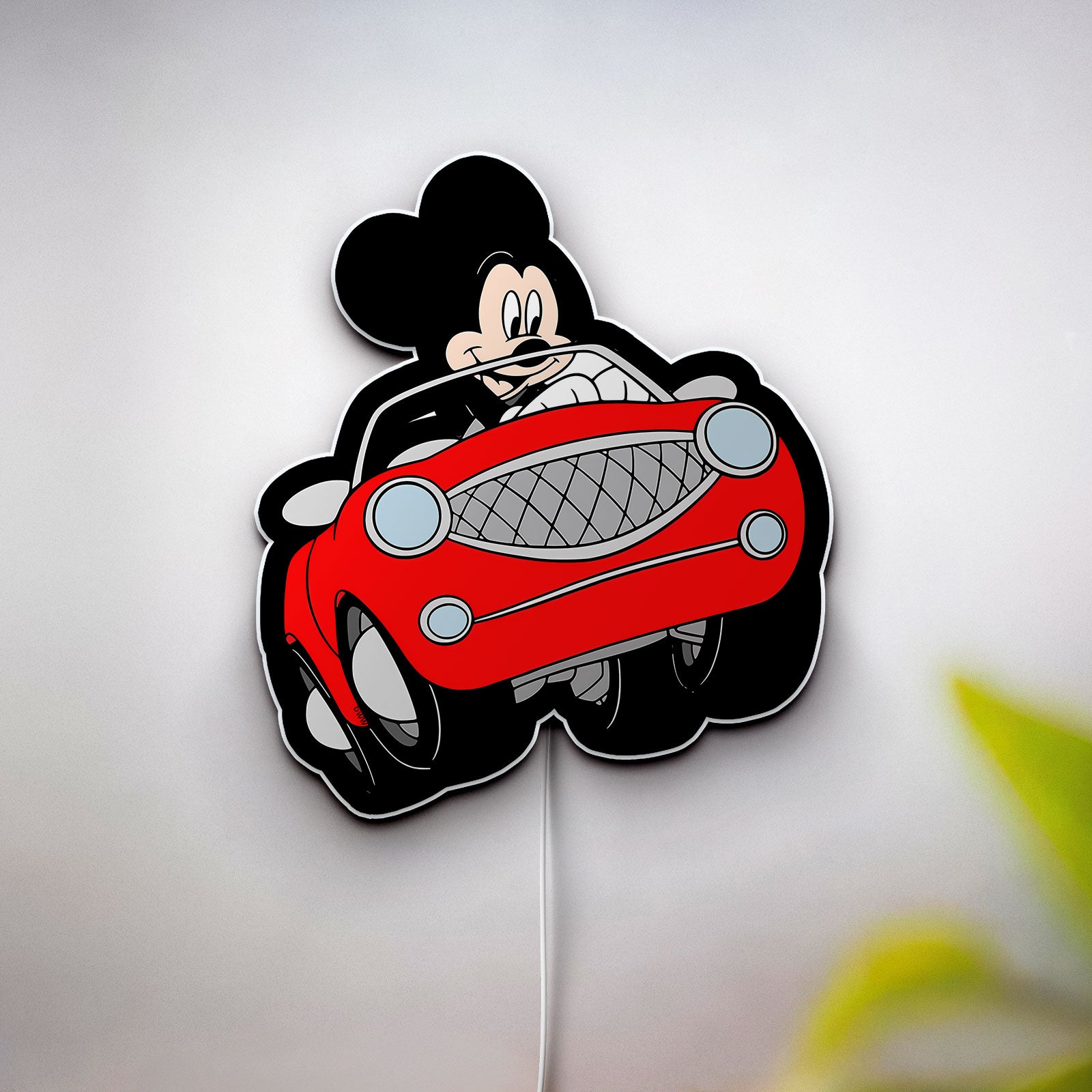 Mickey Mouse 3D Light Box - Classic Cartoon LED Night Light, Disney Character Decor for Kids Room & Disney Fans 