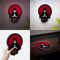 Itachi Uchiha 3D Light Box - Tiger Hand Sign LED Night Light, Naruto Anime Decor for Manga Fans, Cool Japanese Room Lighting

