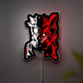 Naruto Anime 3D Light Box - Kakashi & Boruto Inspired LED Night Light, Shinobi Themed Decor for Anime Fans 