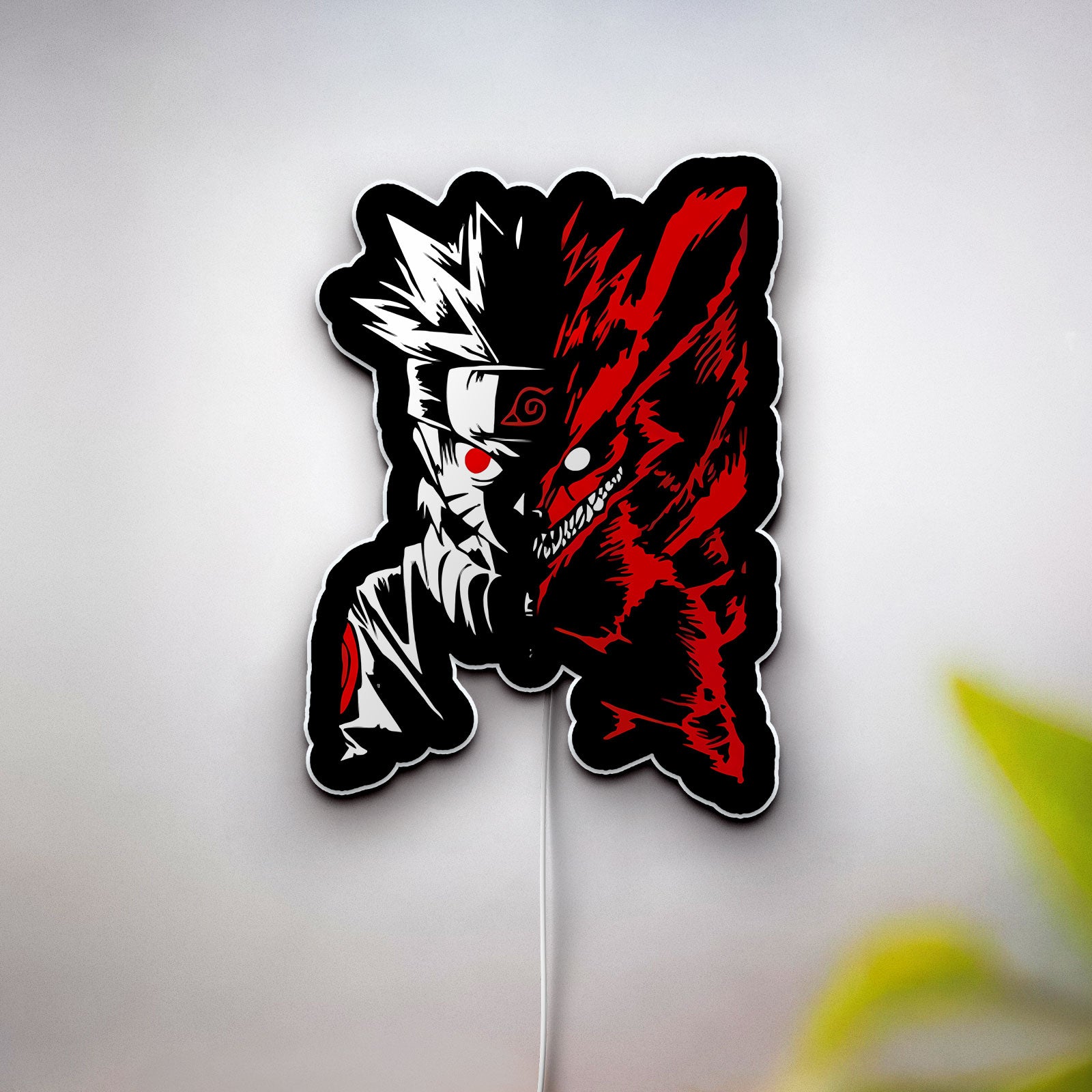 Naruto Anime 3D Light Box - Kakashi & Boruto Inspired LED Night Light, Shinobi Themed Decor for Anime Fans 