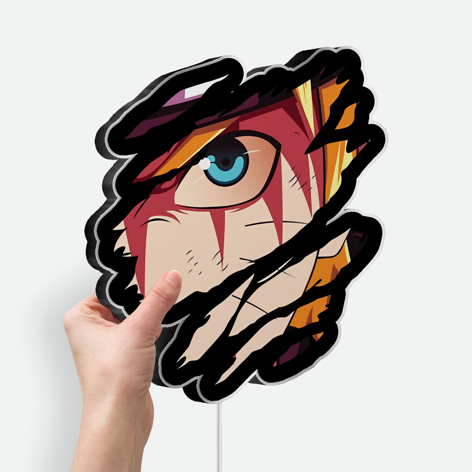 Naruto Uzumaki Anime Character 3D Light Box, Anime Art Decor for Otaku Fans
